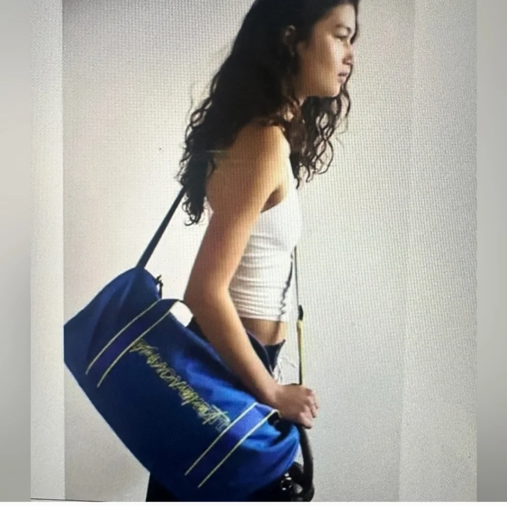 New In Package FP Movement Old Sport Duffle Bag. Blue - Picture 4 of 7